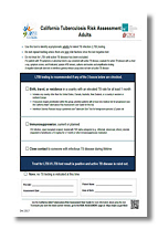 California Tuberculosis Risk Assessment Tool and User Guide